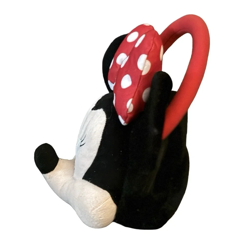Disney Minnie Mouse Purse Bag‎ Plush Red Handle Zip Around Disneybound Travel